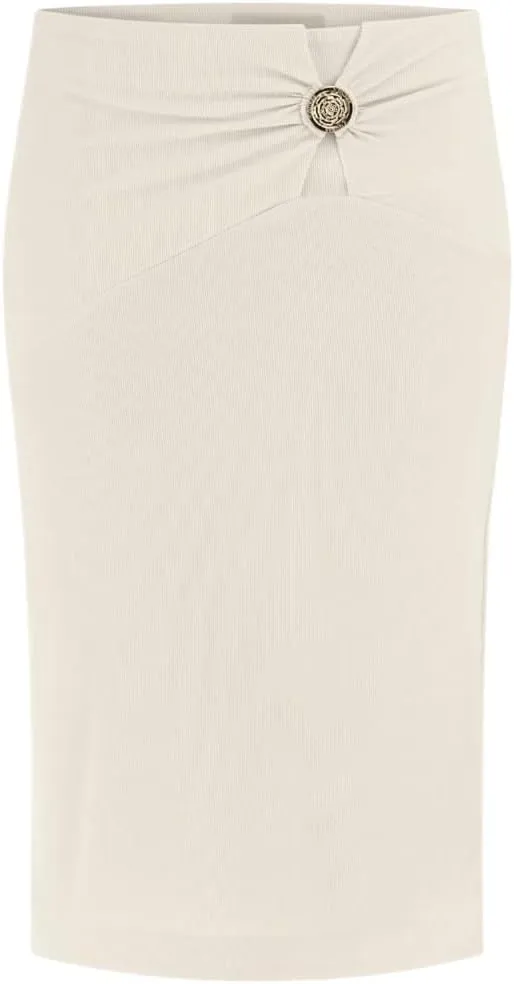 GUESS Women's Zama Button Detail Skirt