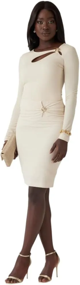 GUESS Women's Zama Button Detail Skirt