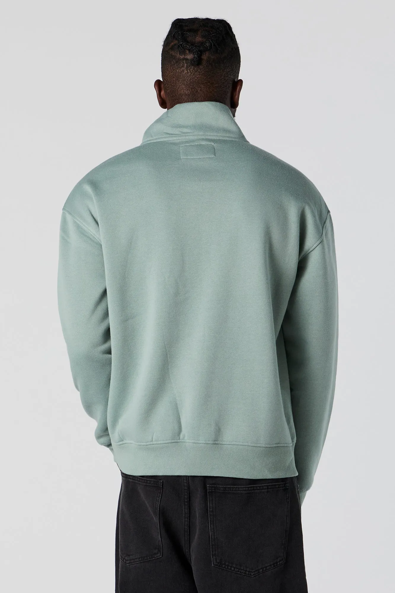 Half Zip Fleece Sweatshirt