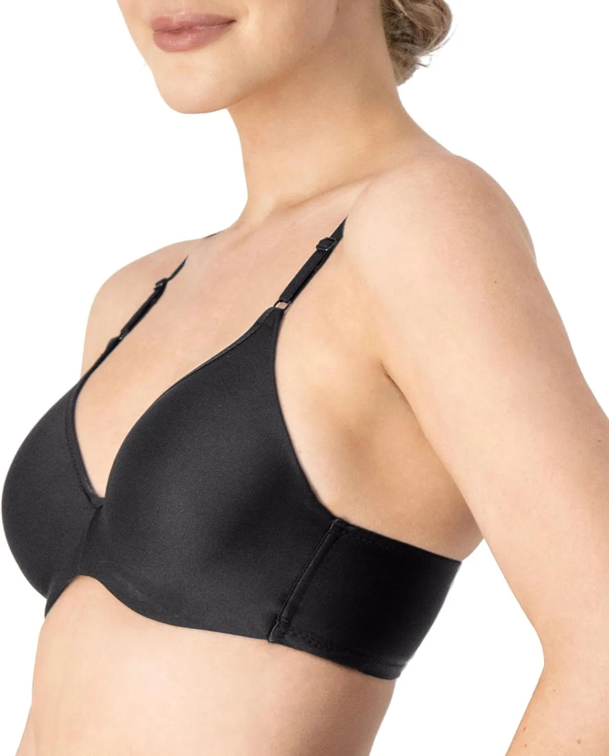 Hanes Women's Invisible Look Underwire Adjustable T-Shirt Bra (2 Pack)