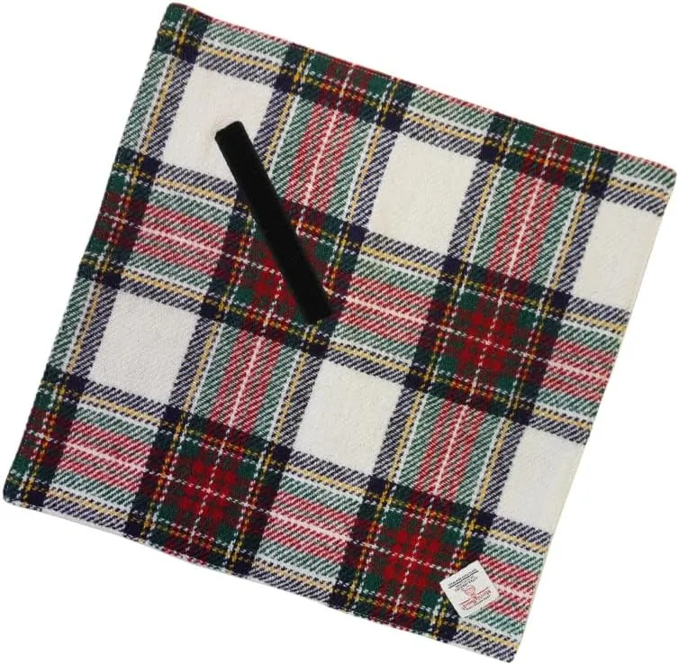 Harris Tweed Camera Wrap, 31x31cm (12.2 inch), Magic Self-Adhesive Protective Cloth with Microfiber Suede Inner, Anti-Scratch Lens Wrapper for DSLR/Camera/Lens/Phone/Accessories(No.899)