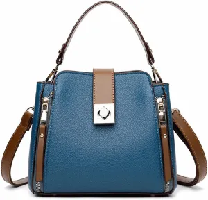 HBJWOV Handbag for Women PU Leather Bucket Shuolder Bag Handle Bag Shopping Crossbody Bag