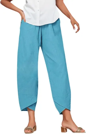 High Waisted Work Pants for Women Winter Opaque Hiking Leggings with Pockets Flare Leggings Wide Leg