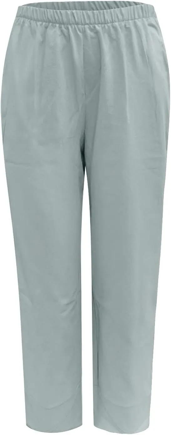 High Waisted Work Pants for Women Winter Opaque Hiking Leggings with Pockets Flare Leggings Wide Leg