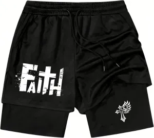 I Can Do All Things Through Christ Who Strengthens Track Short I Can Do All Things Through Christ 2 in 1 Sport Shorts