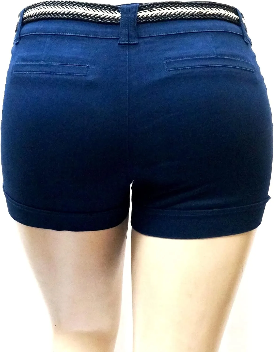 Jack David Premium Women's Plus Size Short Cotton Denim Stretch Jeans Shorts