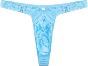 JEShifangjiusu Mens Patent Leather Hollow Out Shiny Bulge Pouch Bikini Briefs Boxer Shorts G-String Thong T-Back Sissy Pantie