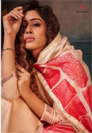KAARA SUITS PRESENTS GHUNGHAT PURE COTTON DRESS MATERIAL