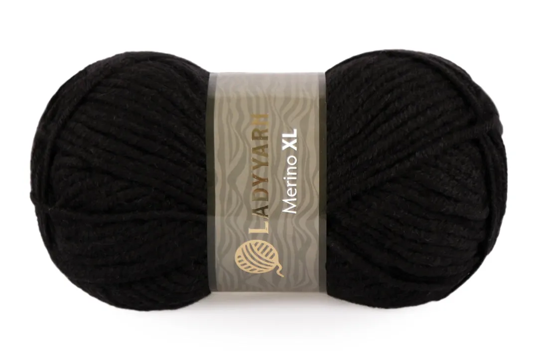 Lady Yarn, Wool Chunky Yarn, Colors 14, 3.5 oz / 109 yards