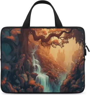 Laptop Bag Fairy Tales Forest Laptop Case Computer Notebook Briefcase Messenger Bag with Adjustable Shoulder Strap 15.6 Inch
