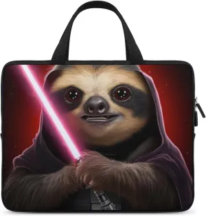 Laptop Bag Sloth Wearing Funny Laptop Case Computer Notebook Briefcase Messenger Bag with Adjustable Shoulder Strap 15.6 Inch