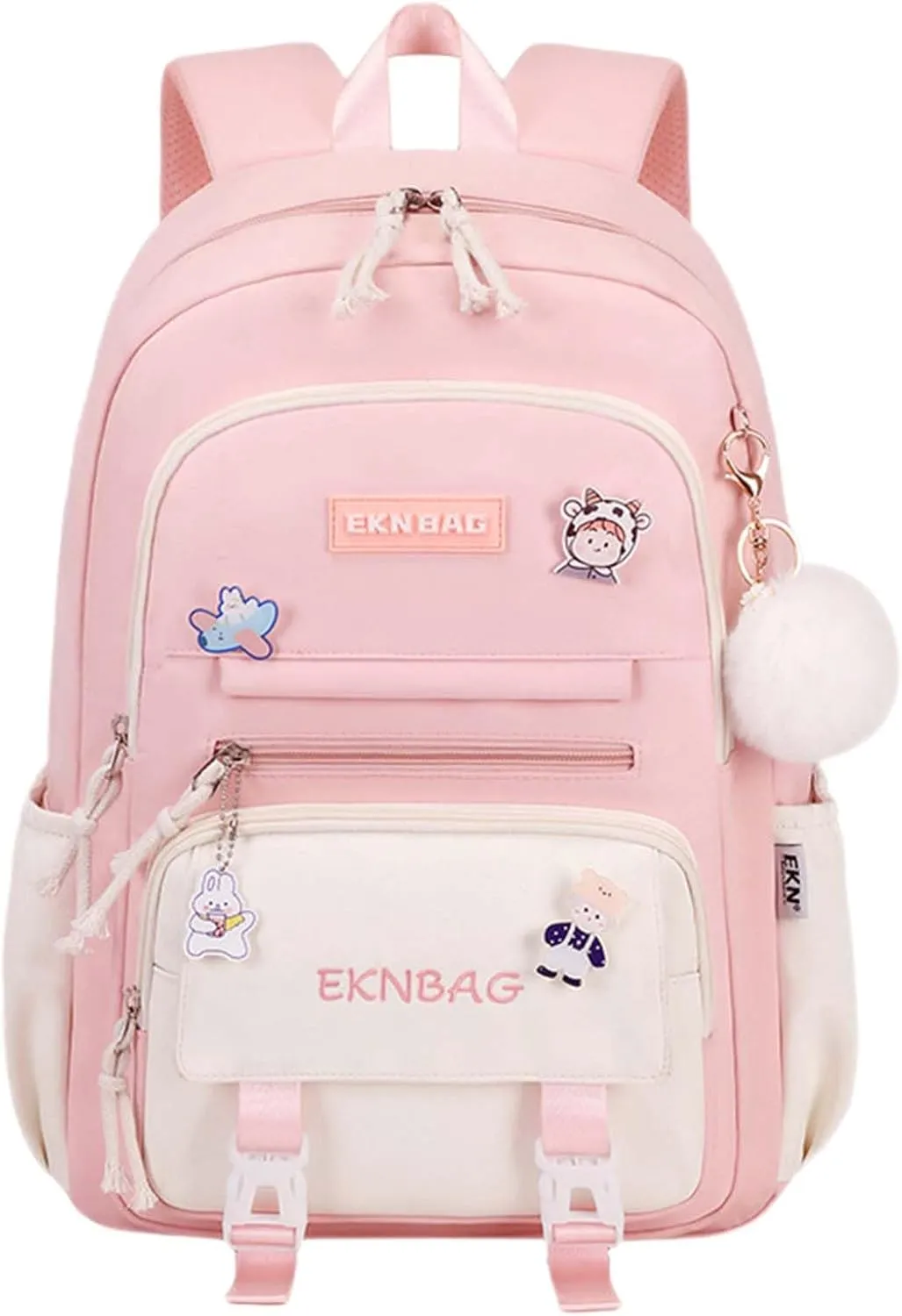 Large Backpack for Teen Girls Kids Cute Aesthetic Laptop Backpack Kawaii Preppy Elementary Middle High School Bookbag
