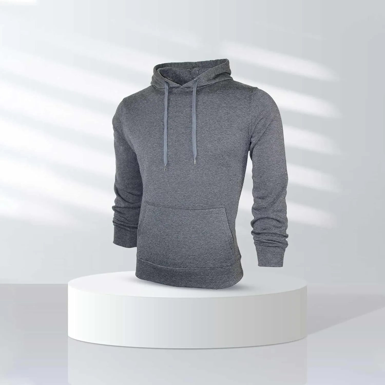 LCMTWX Hoodies for Guys Winter Casual Loose Solid Hooded Sweater Top With Zip Pockets With Zip Pockets With Zip