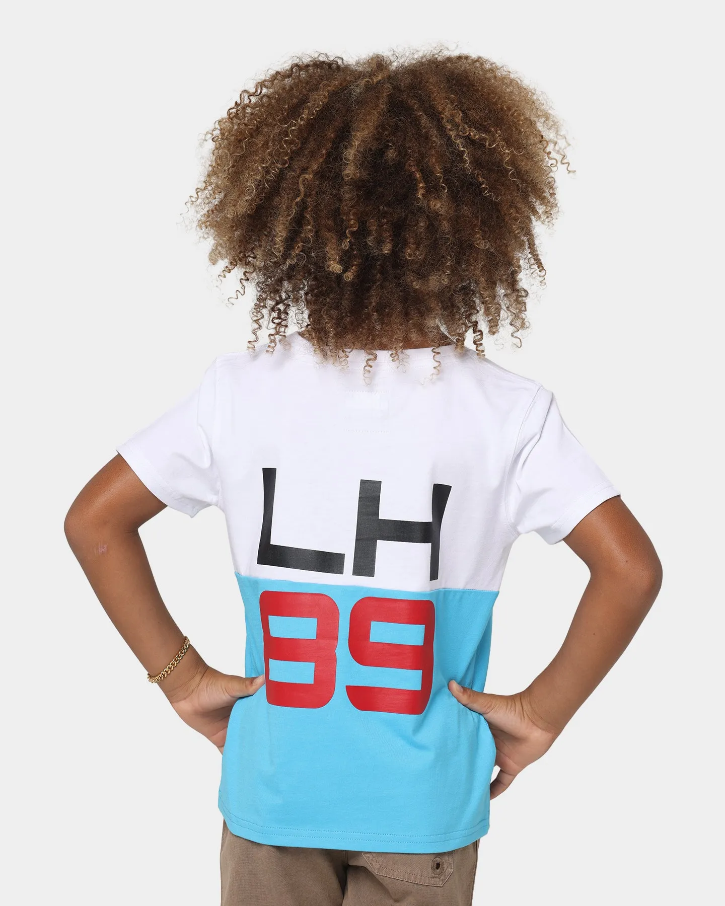 Lil Homme Kids' Revolution Wear Classic T-Shirt Baby Blue