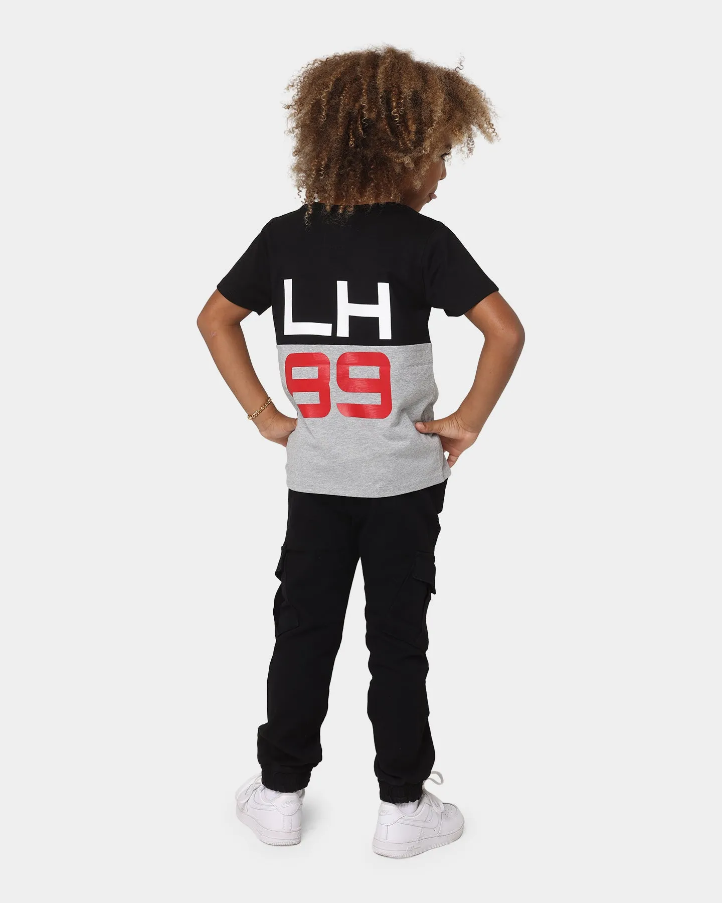 Lil Homme Kids' Revolution Wear Classic T-Shirt Black/Grey