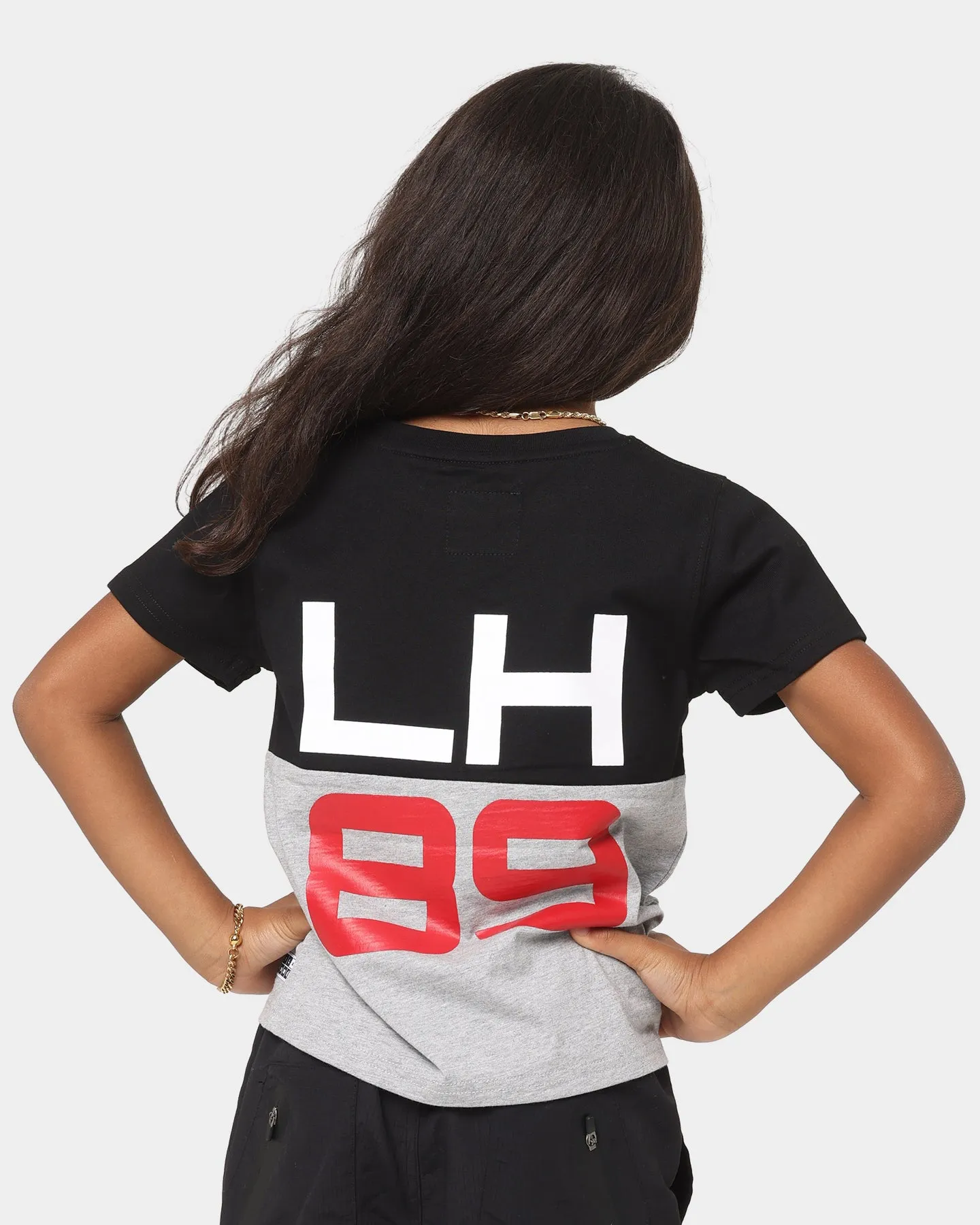 Lil Homme Kids' Revolution Wear Classic T-Shirt Black/Grey