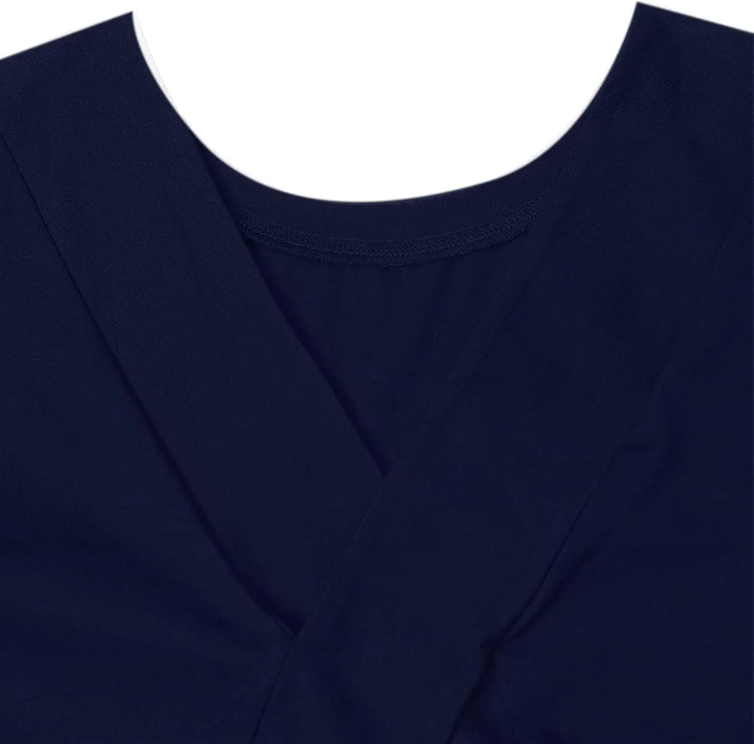 LilyCoco Women's Open Back Long Sleeve Tops Crewneck Loose Fit T Shirt
