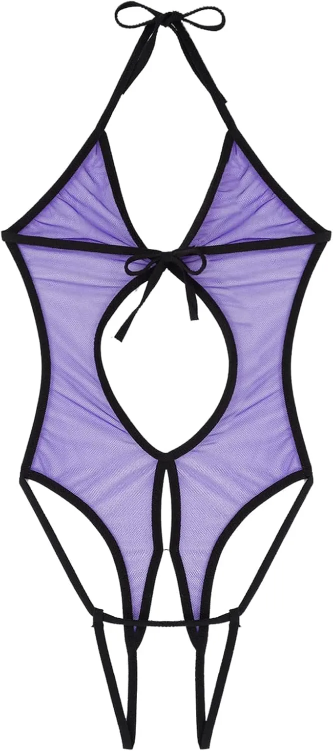 Lingerie Sets for Women Sexy Buckle Shrug Crop One Piece Lingerie Naughty Rave Outfits for Women Sexy