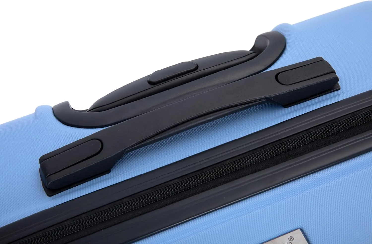 Luggage 3 Piece Sets with TSA Lock,Spinner Wheels,2Hooks,Lightweight & Durable Expandable Suitcase(20"/24"/28"). (Light Blue)