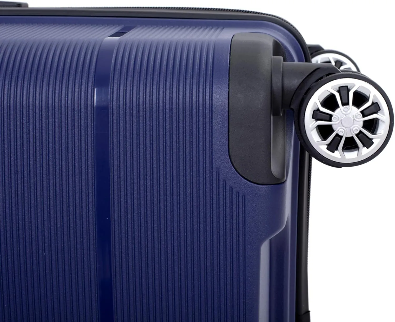 Luggage 3 Piece Sets with TSA Lock,Spinner Wheels,Carry On Hardside Travel Luggage(20"/24"/28"). (Navy)