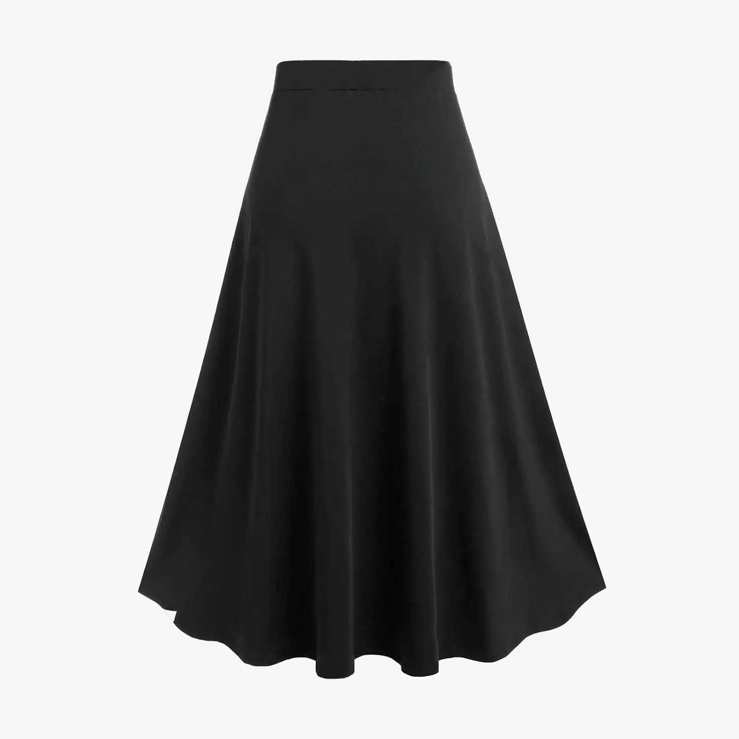 Maxi Skirts Women's Victorian Skirt Vintage A-Line Long Midi Skirt Lace Up Gothic Pleated Skirt Solid Long Skirts