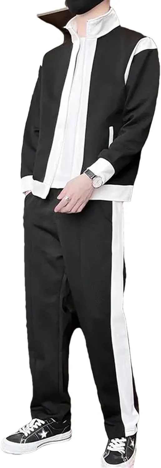 Mens Golf Pants Set Spring Summer Luxury Business Slim Fit Office Suit