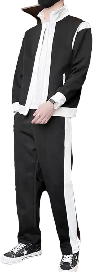 Mens Golf Pants Set Spring Summer Luxury Business Slim Fit Office Suit