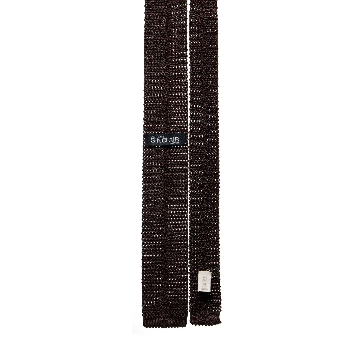 Mid Brown Knitted Necktie