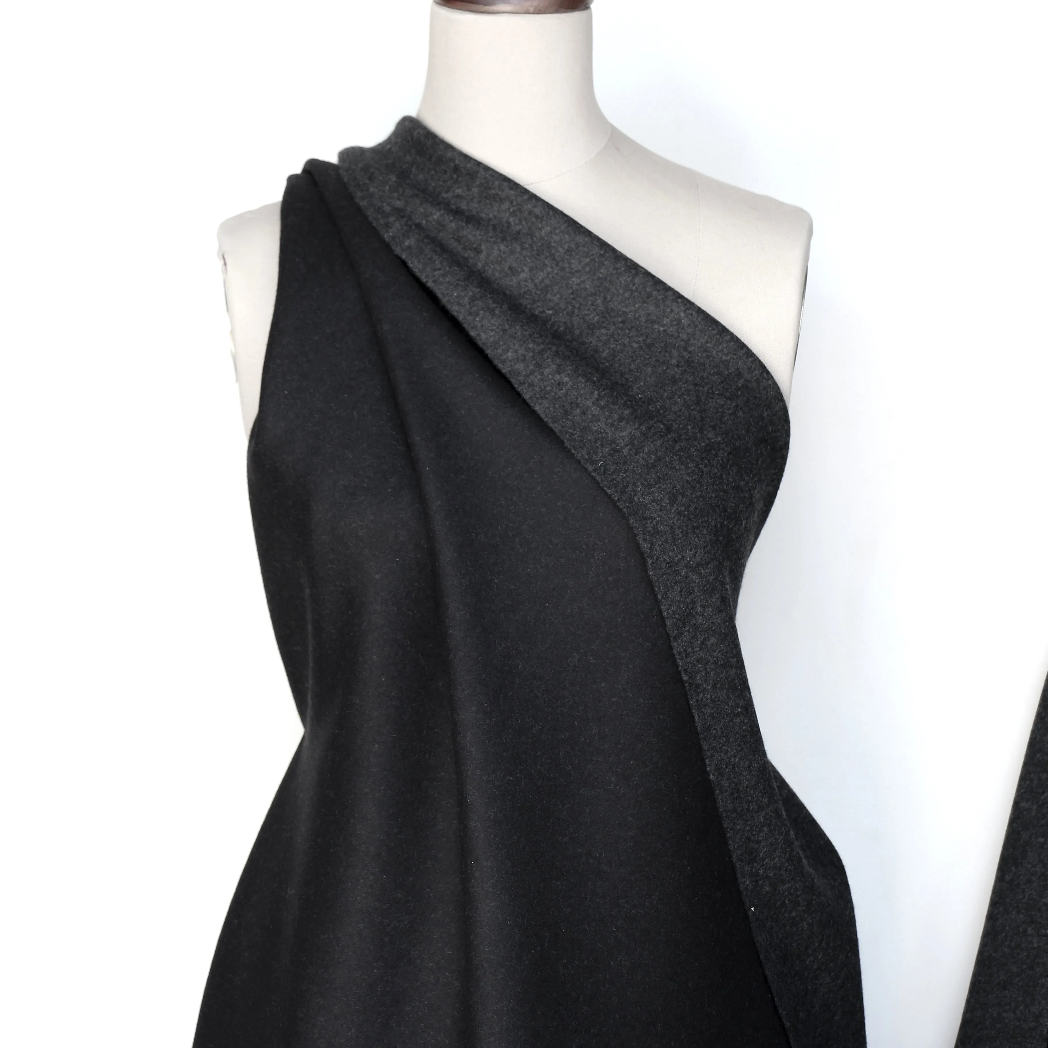 Monopoli Nero/Grigio Double Sided Knit