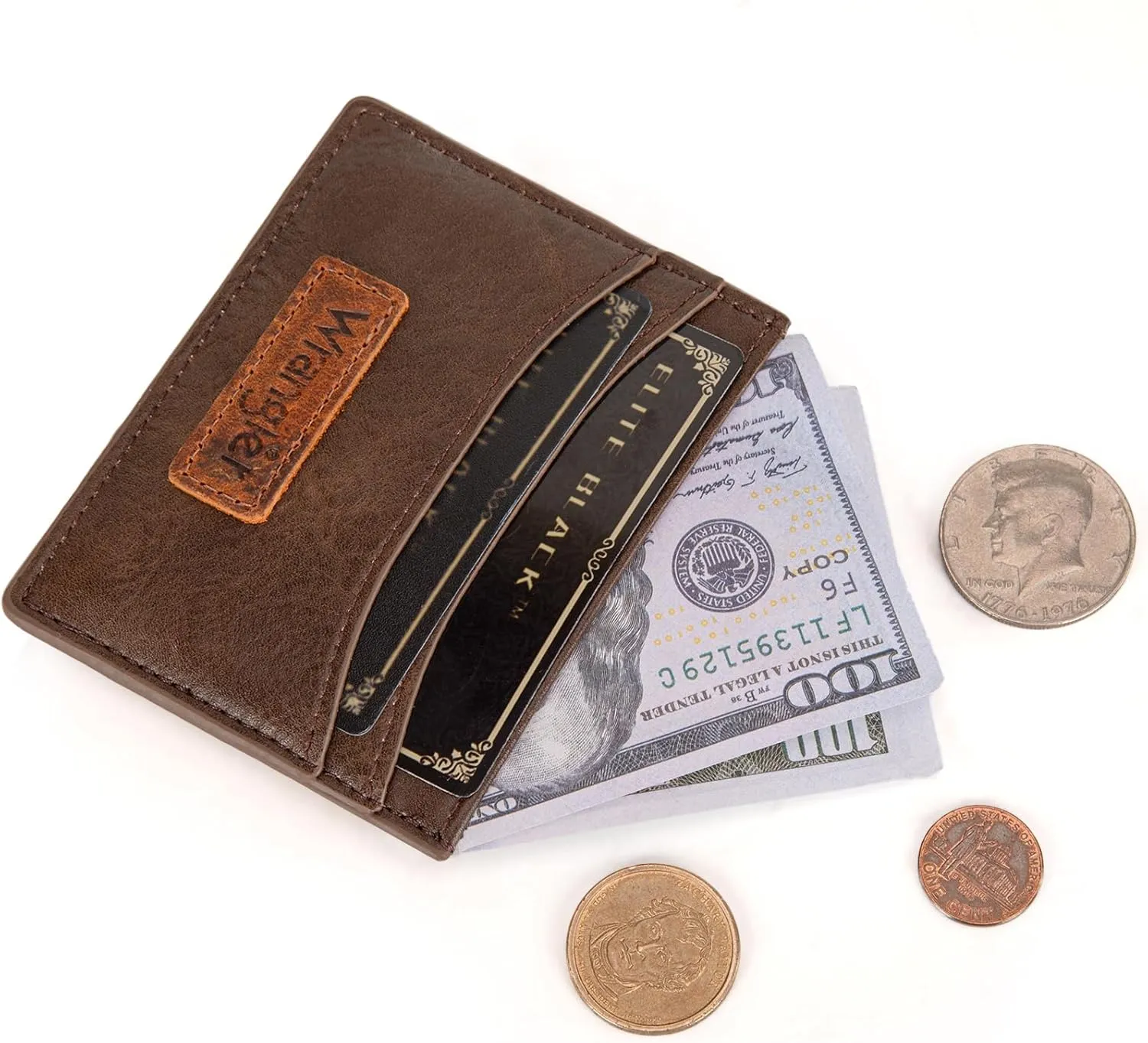 Montana West X Wrangler Credit Card Holder Small Wallets Woman Rfid Blocking Ultra Thin Card Wallet for Ladies Female WG200-W054CF