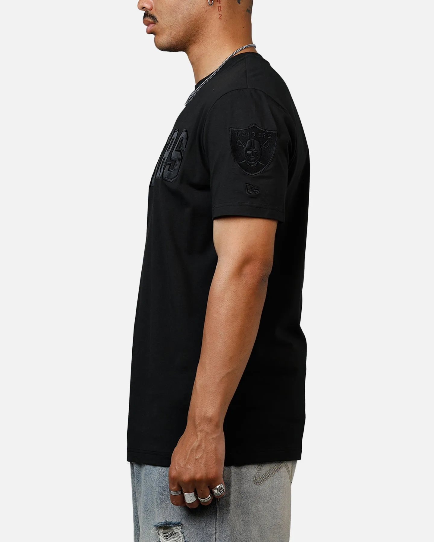New Era Las Vegas Raiders Logo Select T-Shirt Black/Black