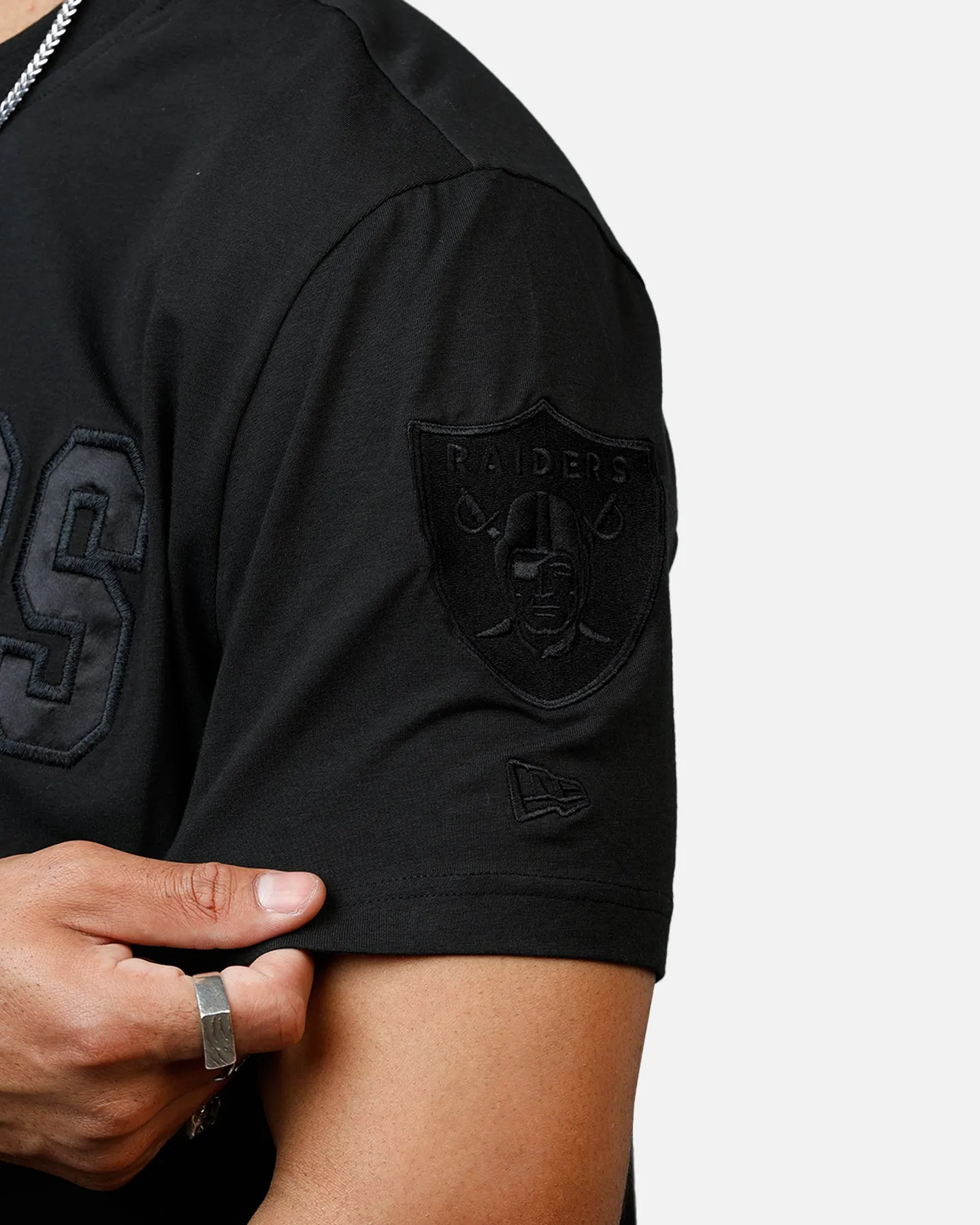 New Era Las Vegas Raiders Logo Select T-Shirt Black/Black