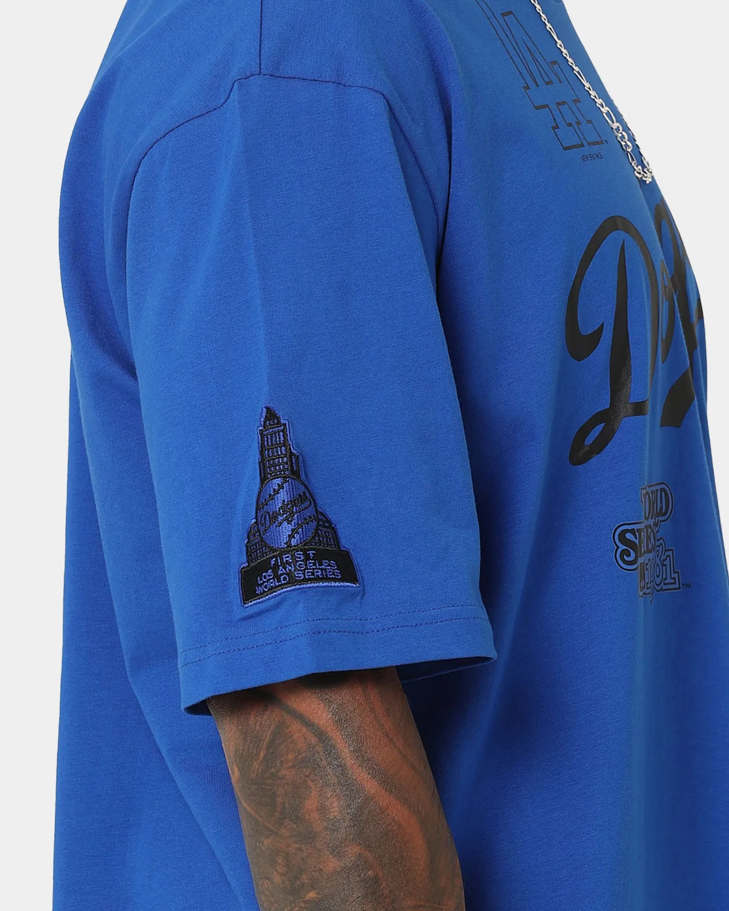New Era Los Angeles Dodgers 'Tropical Punch Script Pack' Oversized T-Shirt Bright Royal
