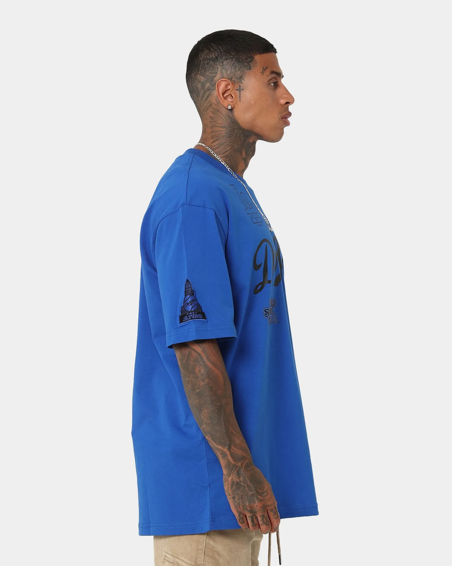 New Era Los Angeles Dodgers 'Tropical Punch Script Pack' Oversized T-Shirt Bright Royal