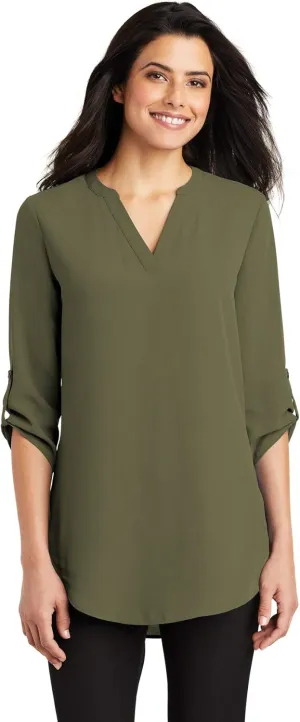 Port Authority Women's 3/4-Sleeve Tunic Blouse