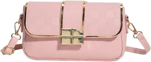 PU Leather Crossbody Bags for Women Shoulder Bag with Adjustable Strap Clutch Satchel Ladies Evening Bag, One Color, One Size