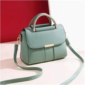 PU Leather Women Shoulder Crossbody Bag Top Handle Design Phone Flap Satchel