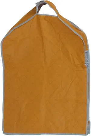 Qtqgoitem Grid Printed Dress Garment Cover Protector Bag 74cm x 50cm Orange (Model: 20b f13 589 73d 742)