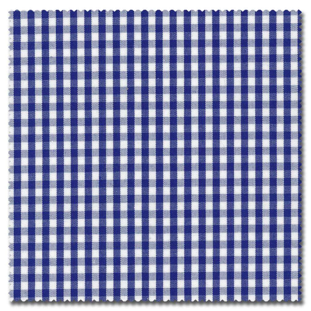 Royal Blue Mini Gingham Shirt