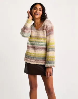 Sirdar SET-IN STONE SWEATER KNITTING PATTERN IN JEWELSPUN WITH WOOL CHUNKY 10805