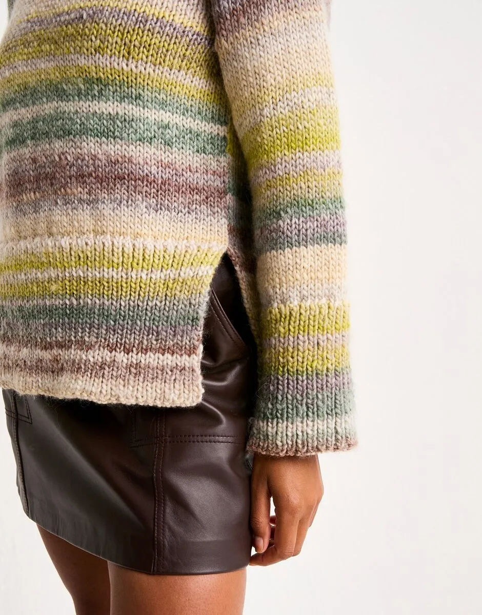Sirdar SET-IN STONE SWEATER KNITTING PATTERN IN JEWELSPUN WITH WOOL CHUNKY 10805