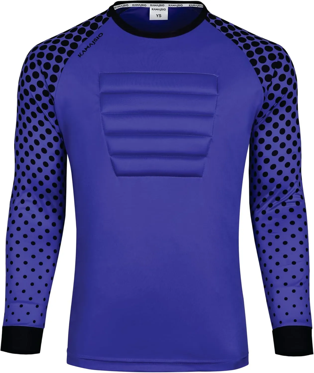 Soccer Goalie Jersey Youth - Elbow & Chest Padded Youth Soccer Goalie Jersey - Adult Football Goalkeeper Shirt