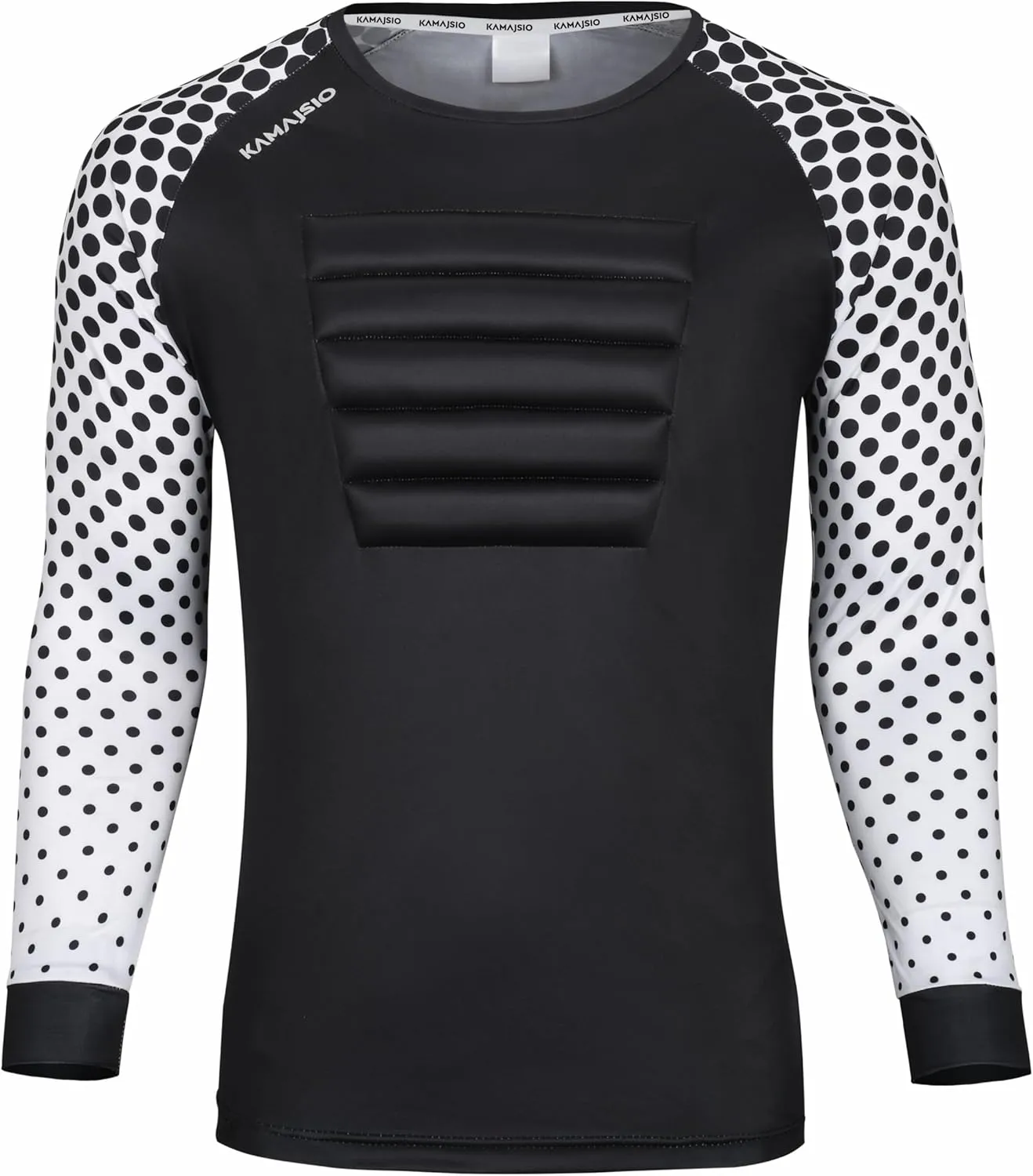 Soccer Goalie Jersey Youth - Elbow & Chest Padded Youth Soccer Goalie Jersey - Adult Football Goalkeeper Shirt