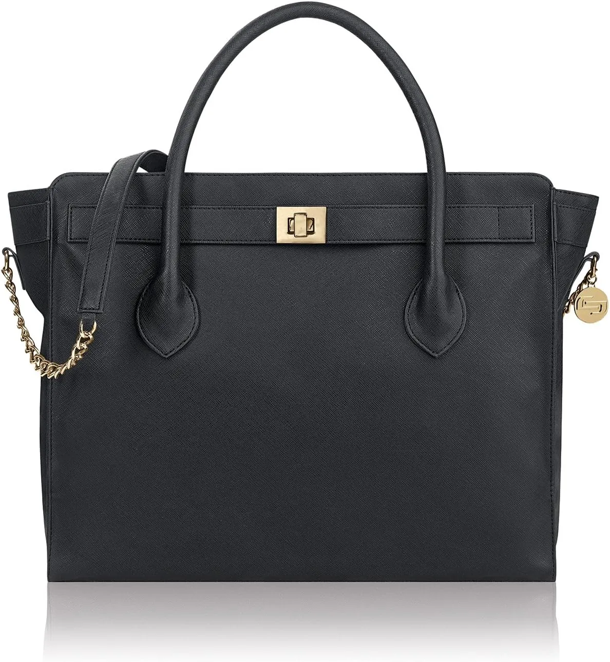 Solo Madison 15.6 Inch Laptop Tote Bag, Black