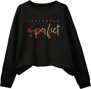 SOLY HUX Women's Letter Print Sweatshirt Long Sleeve Crewneck Casual Pullover Tops