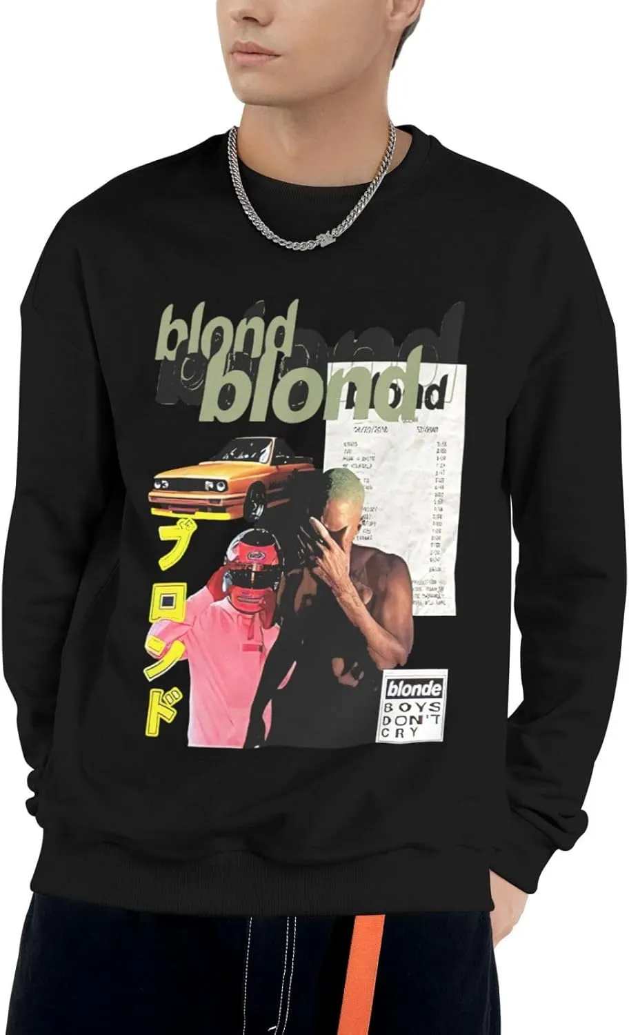 Sweatshirt For Men Lightweight Long Sleeve Crew Neck Couples Sweater Hooded Unisex Loose Pullover Shirt