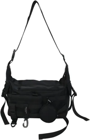 Techwear Crossbody Messenger Bag Japanese Harajuku Alt Emo Shoulder Bag Cool Hip Hop Goth Punk Streetwear