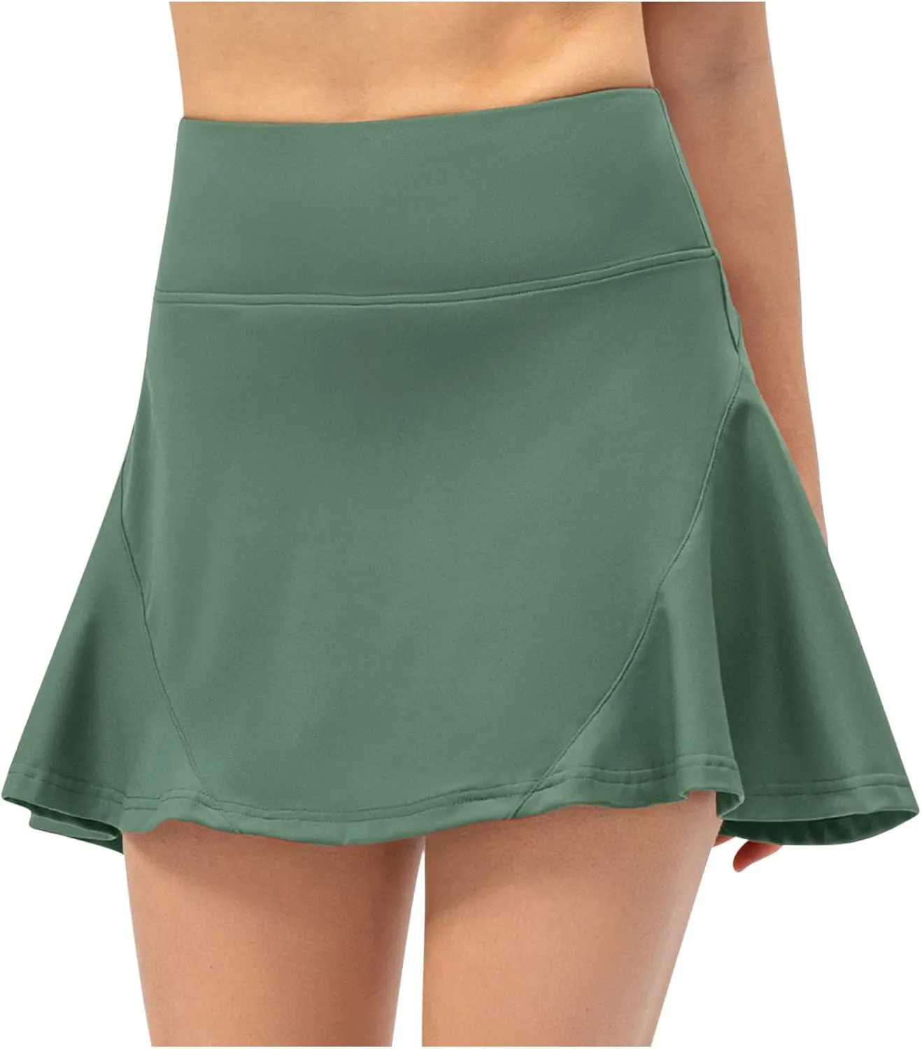 Tennis Shorts Women Workout High Waisted Tennis Skirts Solid Color Active Running Skirts Running Gym Athletic Skirt