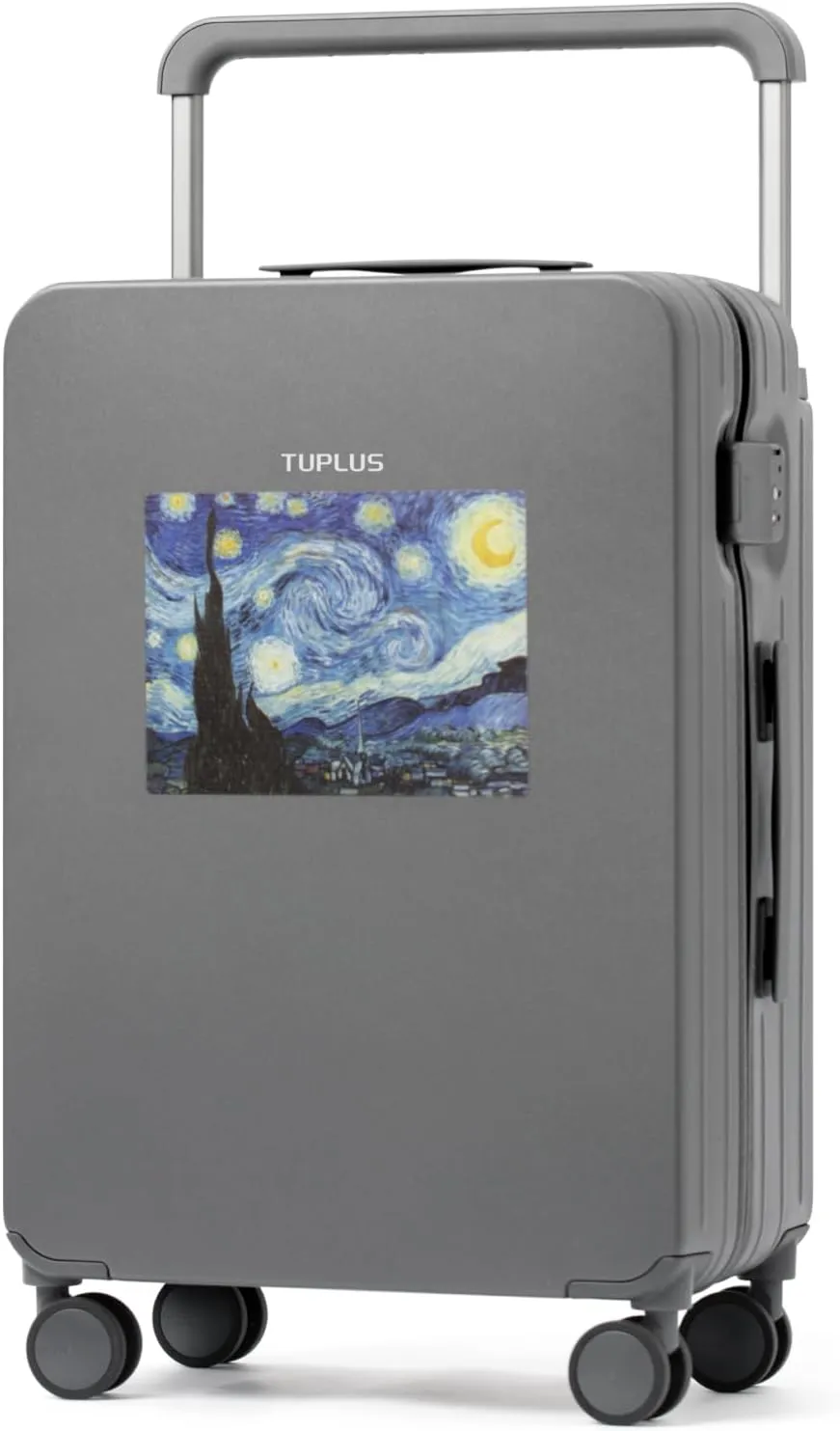 TUPLUS Suitcase Lightweight Luggage Hard Shell Suitcase with 4 Spinner Wheels Hold Check in Travel Case, Impression Series