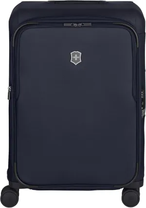 Victorinox 610968 Connex Expandable Softside Suitcase with ID Tag, 25.6-inch Deep Lake